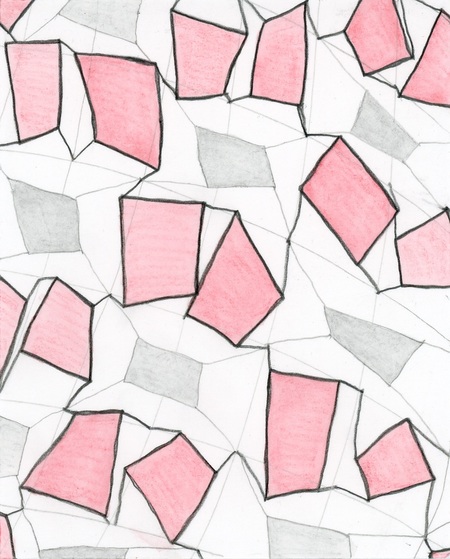 A “Field Study” drawing in small works show
